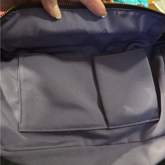 Coach VINTAGE H05J-8F69 Patchwork Suede/Leather/Metallic/Jacquard Zip Tote EUC - Picture 14 of 16